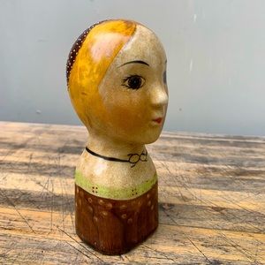 Vintage Blond Girl Bust